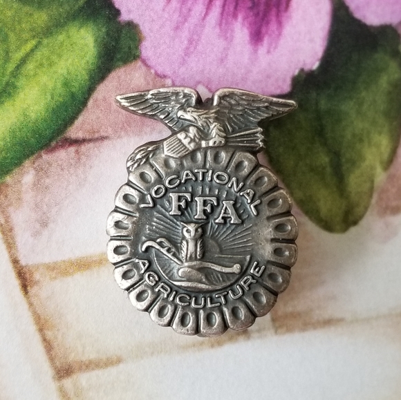 Vintage Future Farmers of America FFA Vocational Agriculture Pin Lapel - Picture 1 of 11